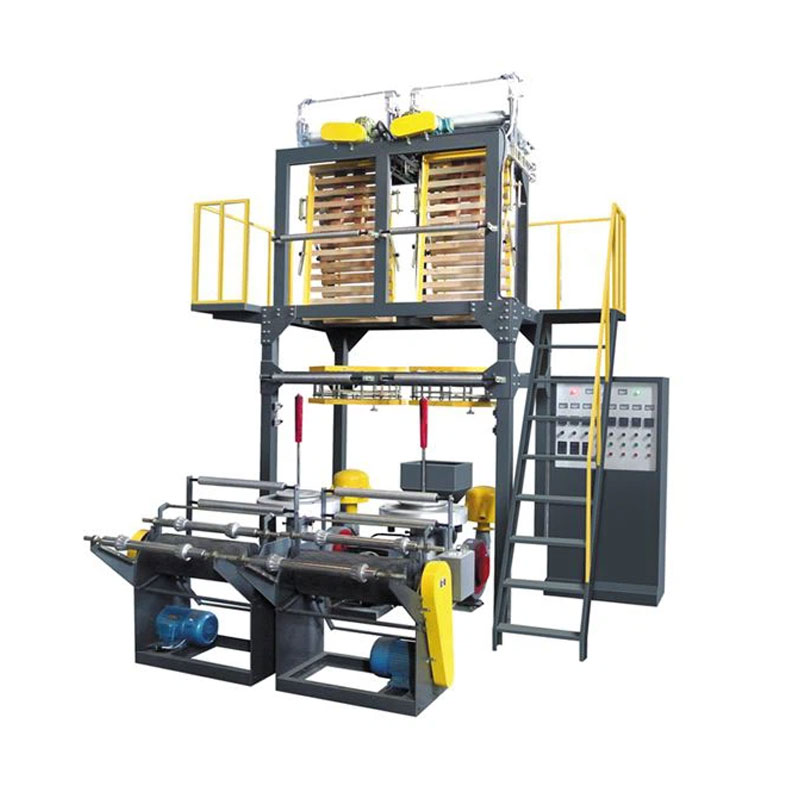 Double Die Head Plastic Film Blowing Machine